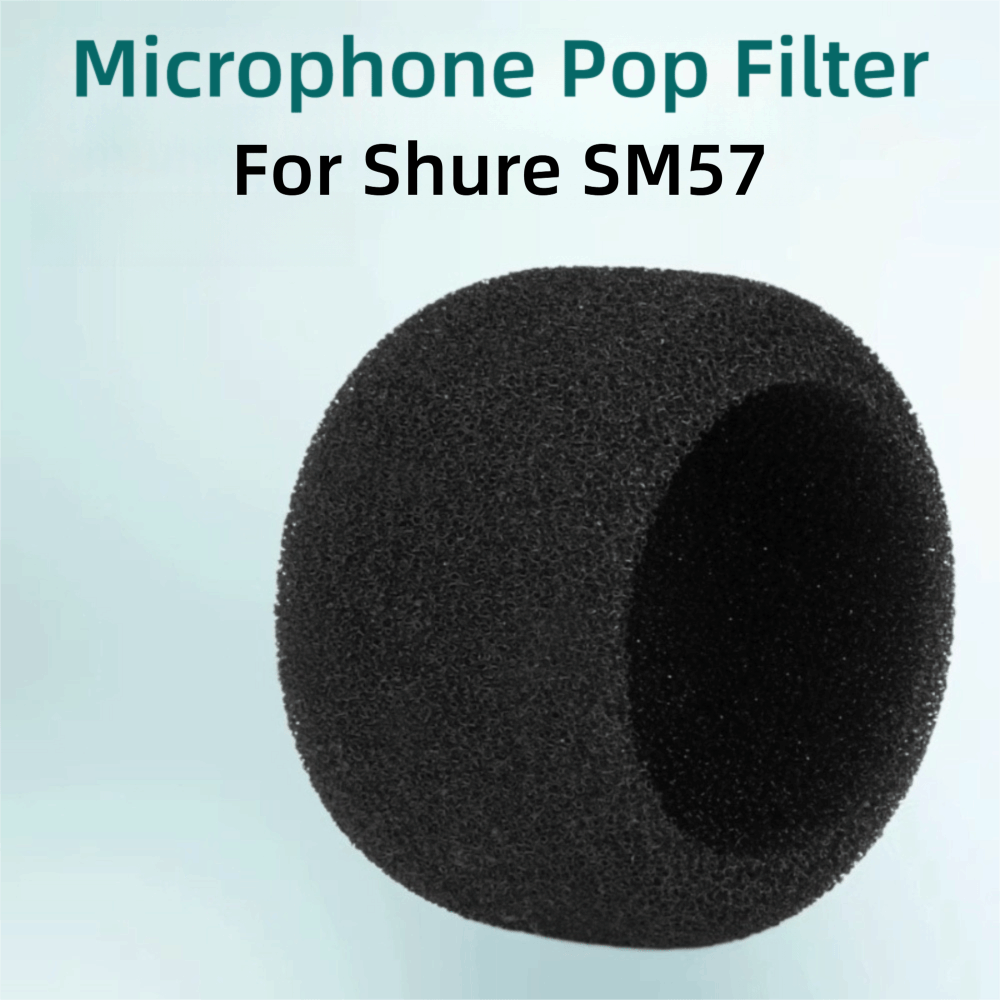 Shure Mic Mv7 - Wymienna osłona przeciwwietrzna mikrofonu, flokowana gąbka,