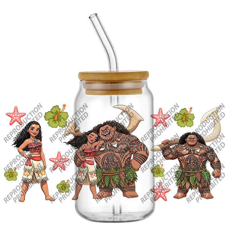 Rdta Tank Glass - Nowy Popularny Film Animowany Moana 16oz